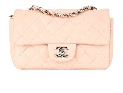 Mini Rectangle, &pound;3,800, Pink, Caviar Leather, Front view